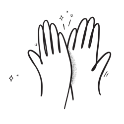 High five illustration