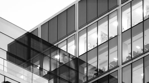 Exterior of a modern office building