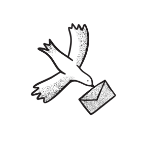 fågel-brev